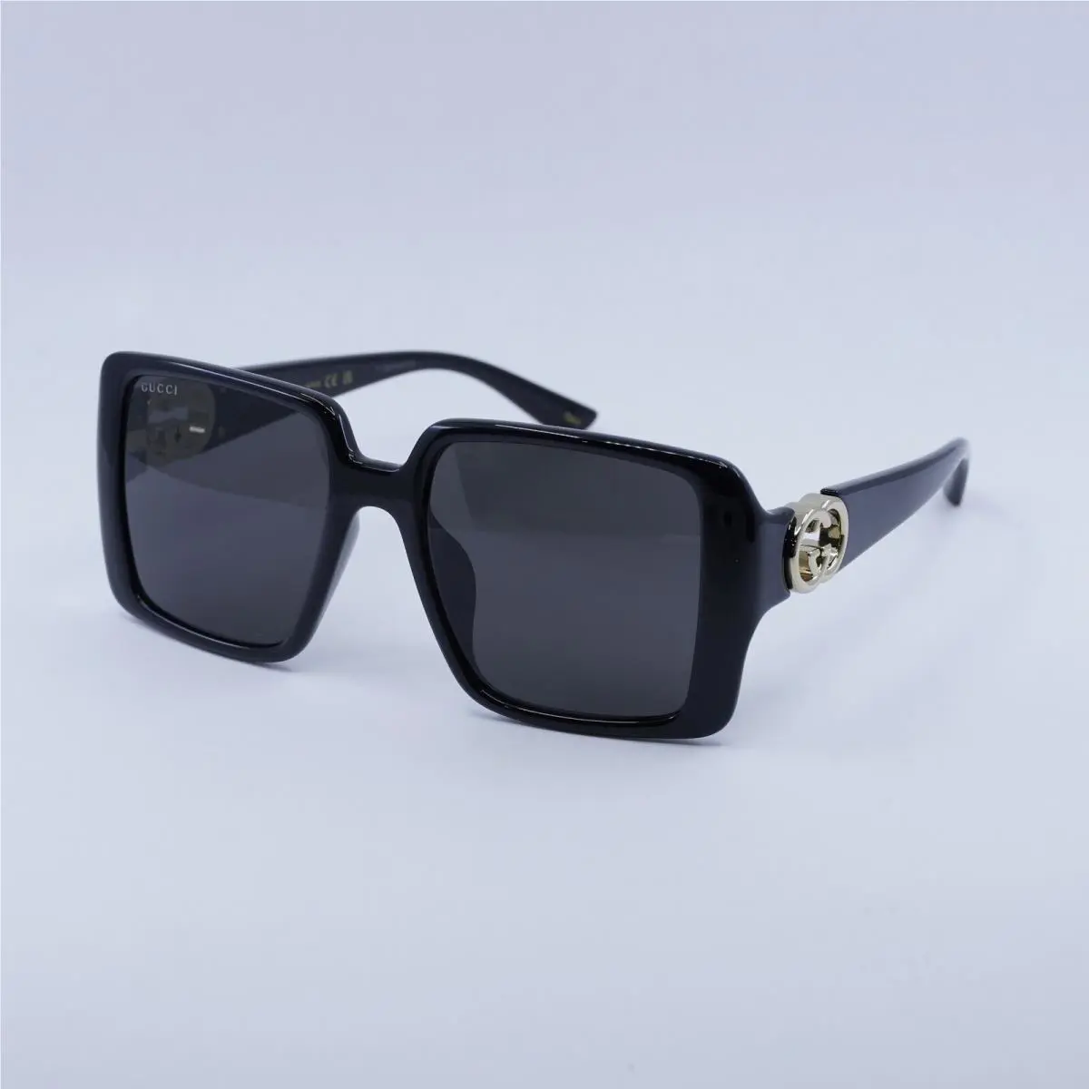 Gucci GG1692SA 001 Shiny Black/grey 54-18-140 Sunglasses