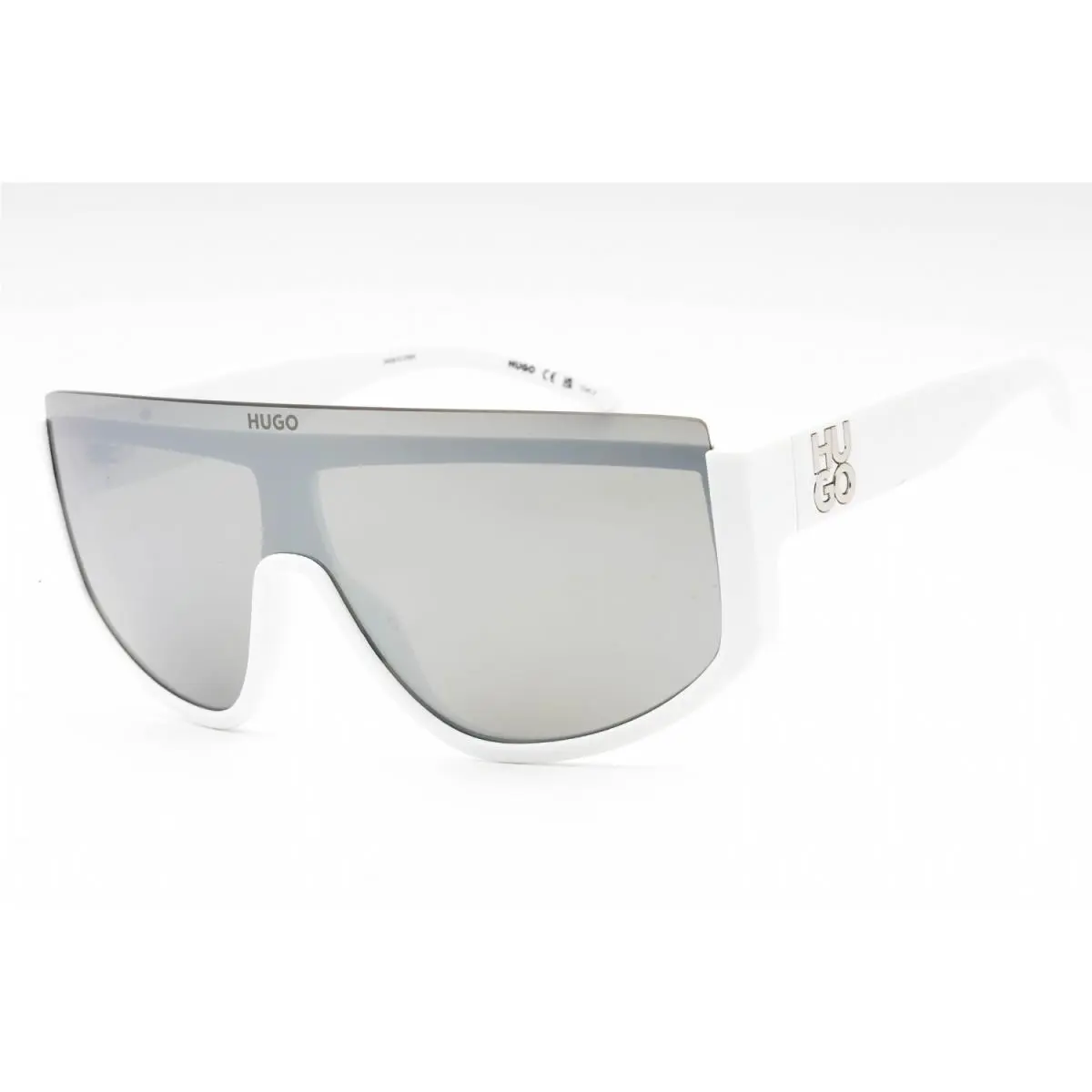 Hugo HG 1283/S VK6 T4 Sunglasses White Frame Silver Mirror Lenses 99mm