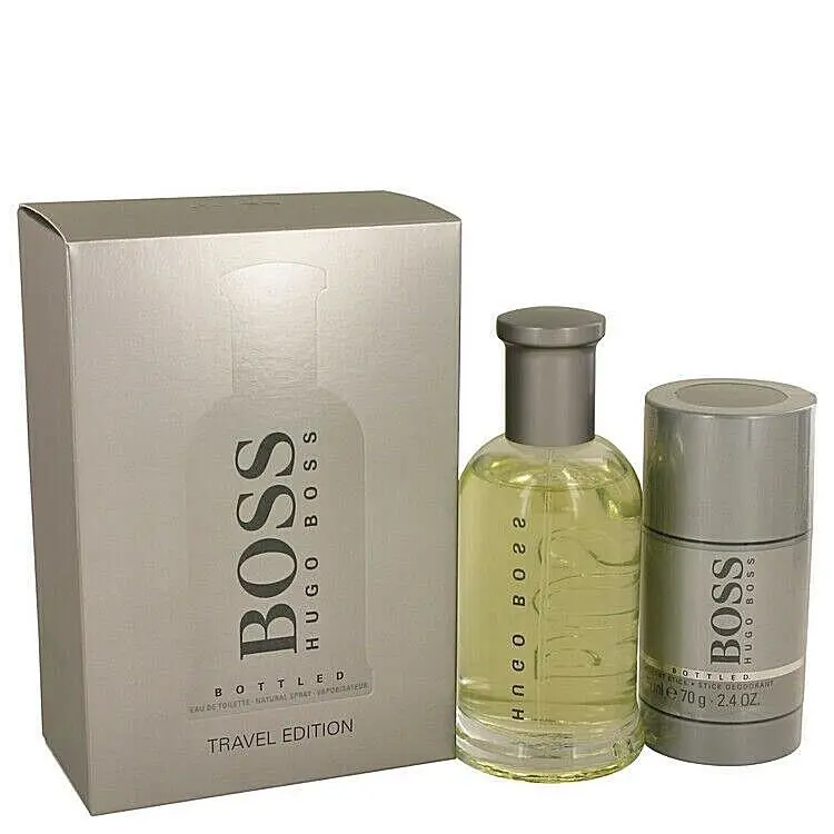 Hugo Boss 6 Travel 2 pc Set Eau de Toilette Edt Spray Deodorant Stick