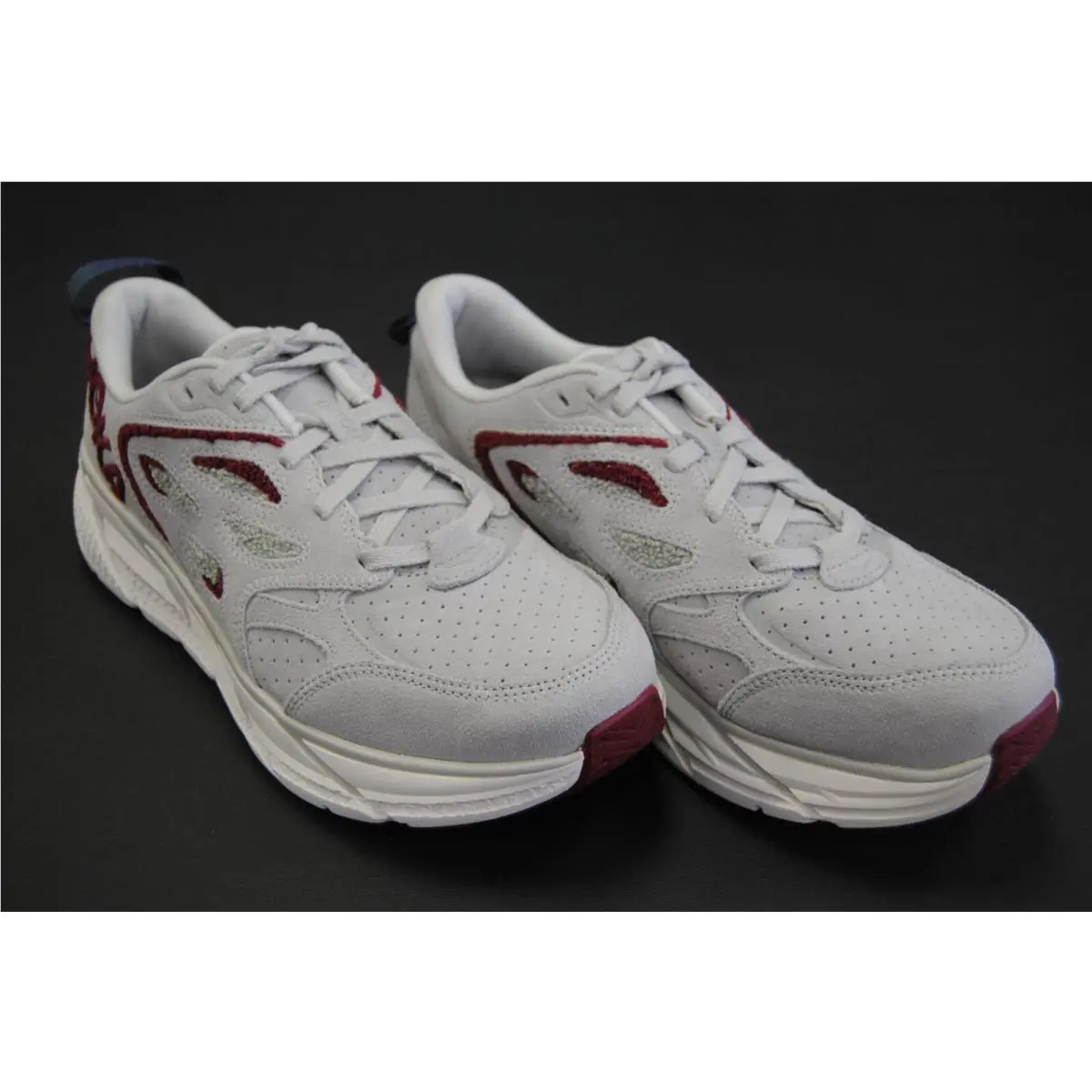1126854-LRCB Hoka Clifton L Embroidery Lunar Rock Cabernet HK1