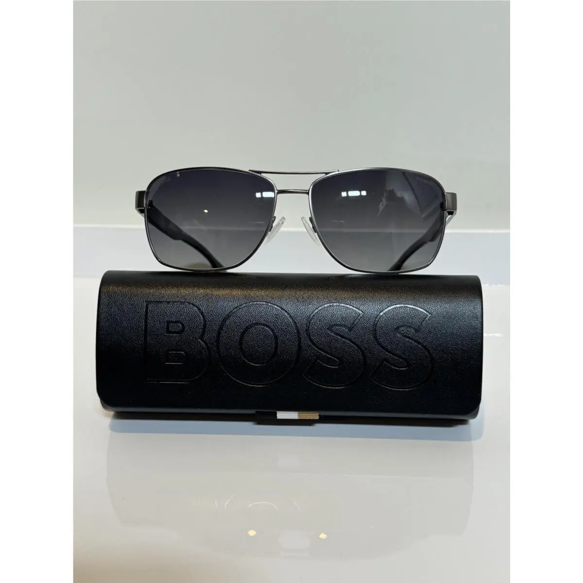Hugo Boss 1559/S R80wj Matte Metal Polarized Men’s Sunglasses