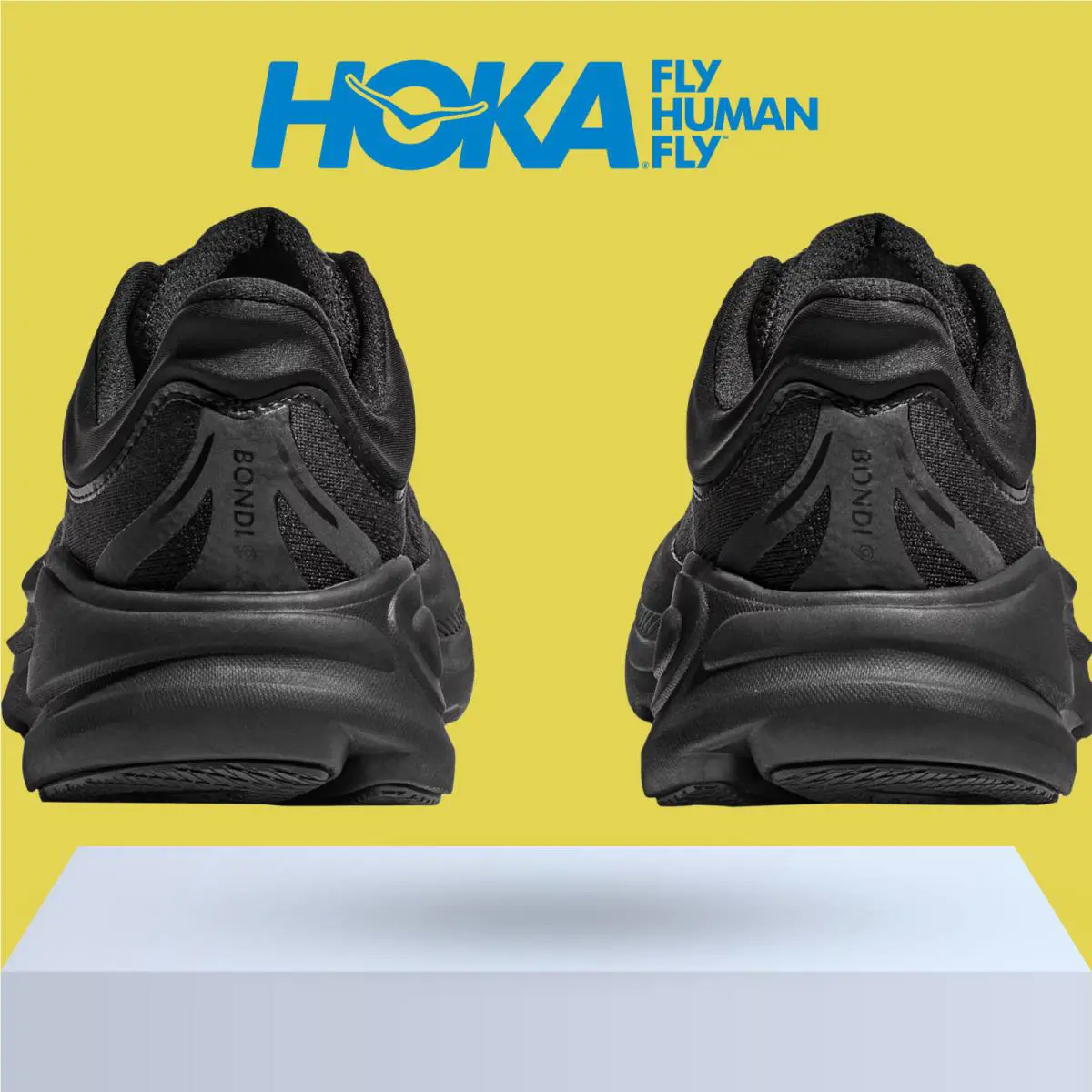 Hoka shoes - Hoka One One Bondi 9 - Black/Rose Gold 1