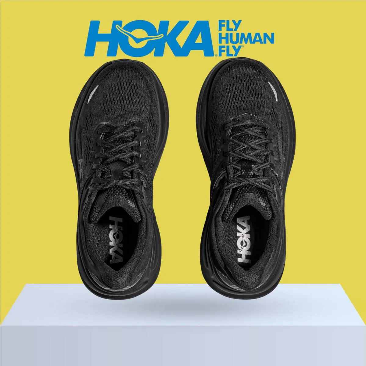 Hoka shoes - Hoka One One Bondi 9 - Black/Rose Gold 2