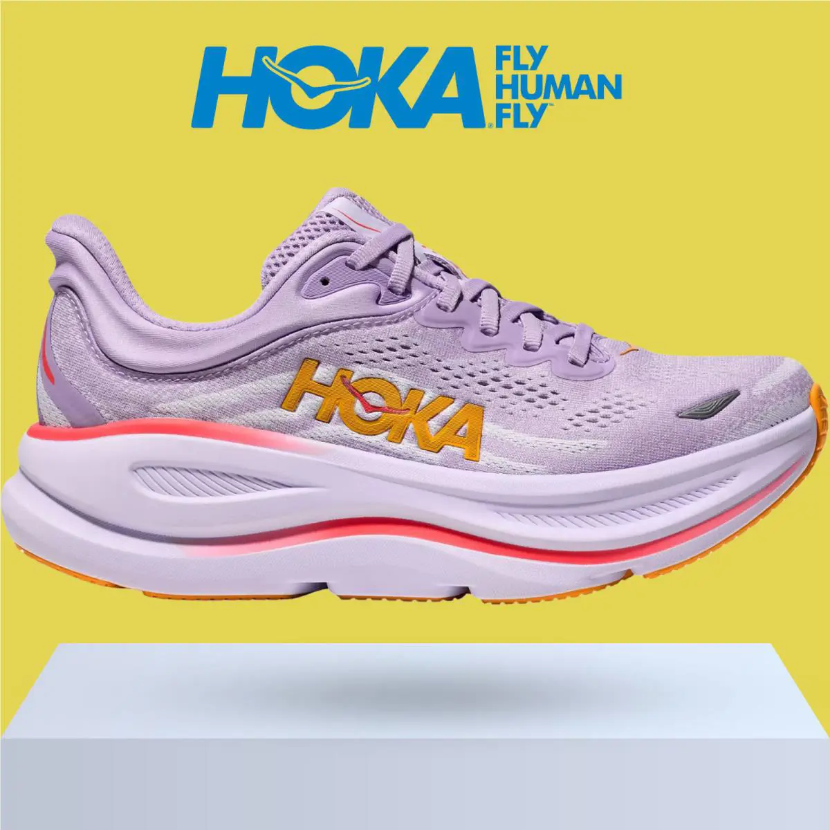 Hoka shoes - Hoka One One Bondi 9 - Black/Rose Gold 44