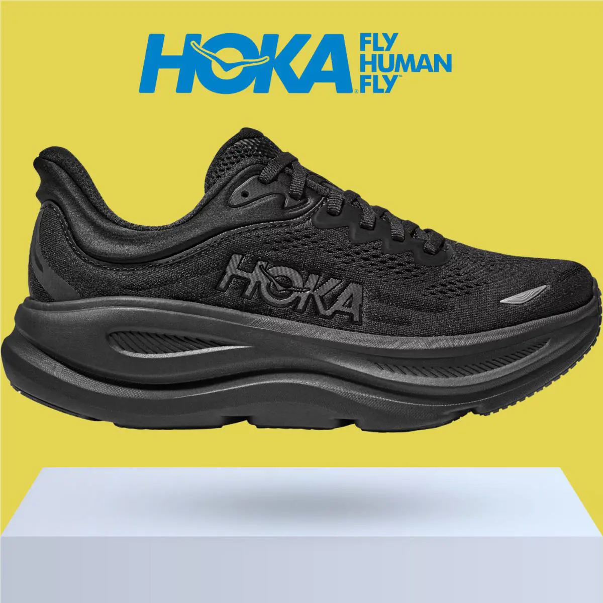 Hoka shoes - Hoka One One Bondi 9 - Black/Rose Gold 4