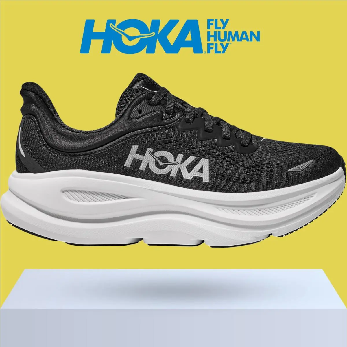 Hoka shoes - Hoka One One Bondi 9 - Black/Black 19