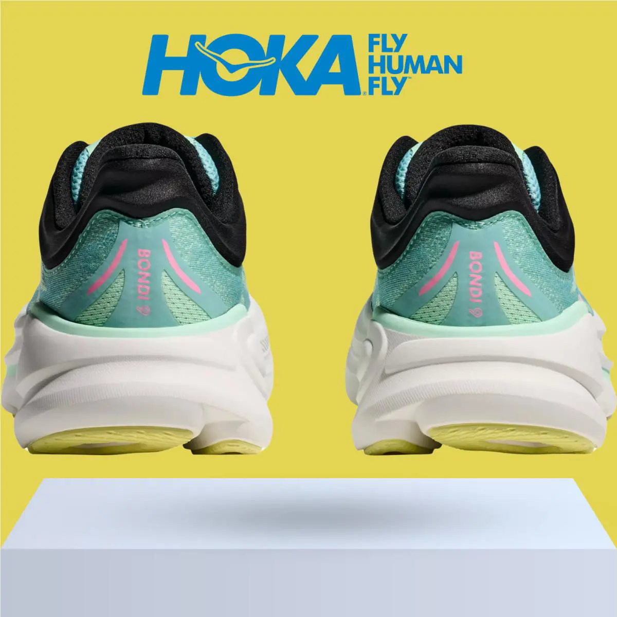 Hoka shoes - Hoka One One Bondi 9 - Black/Rose Gold 21