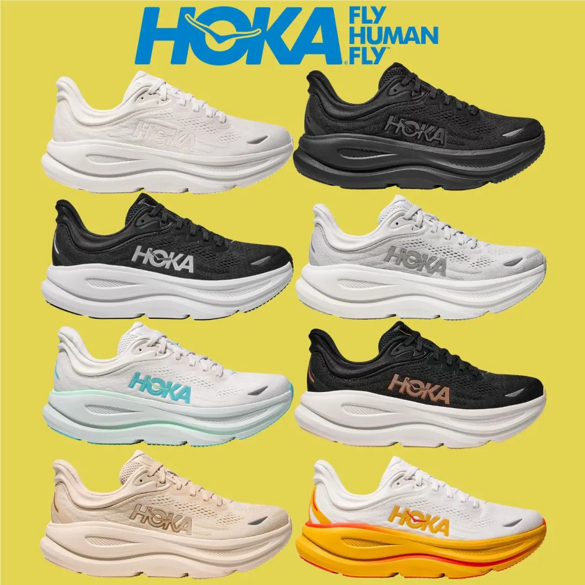 Hoka shoes - Hoka One One Bondi 9 - Black/Black 39