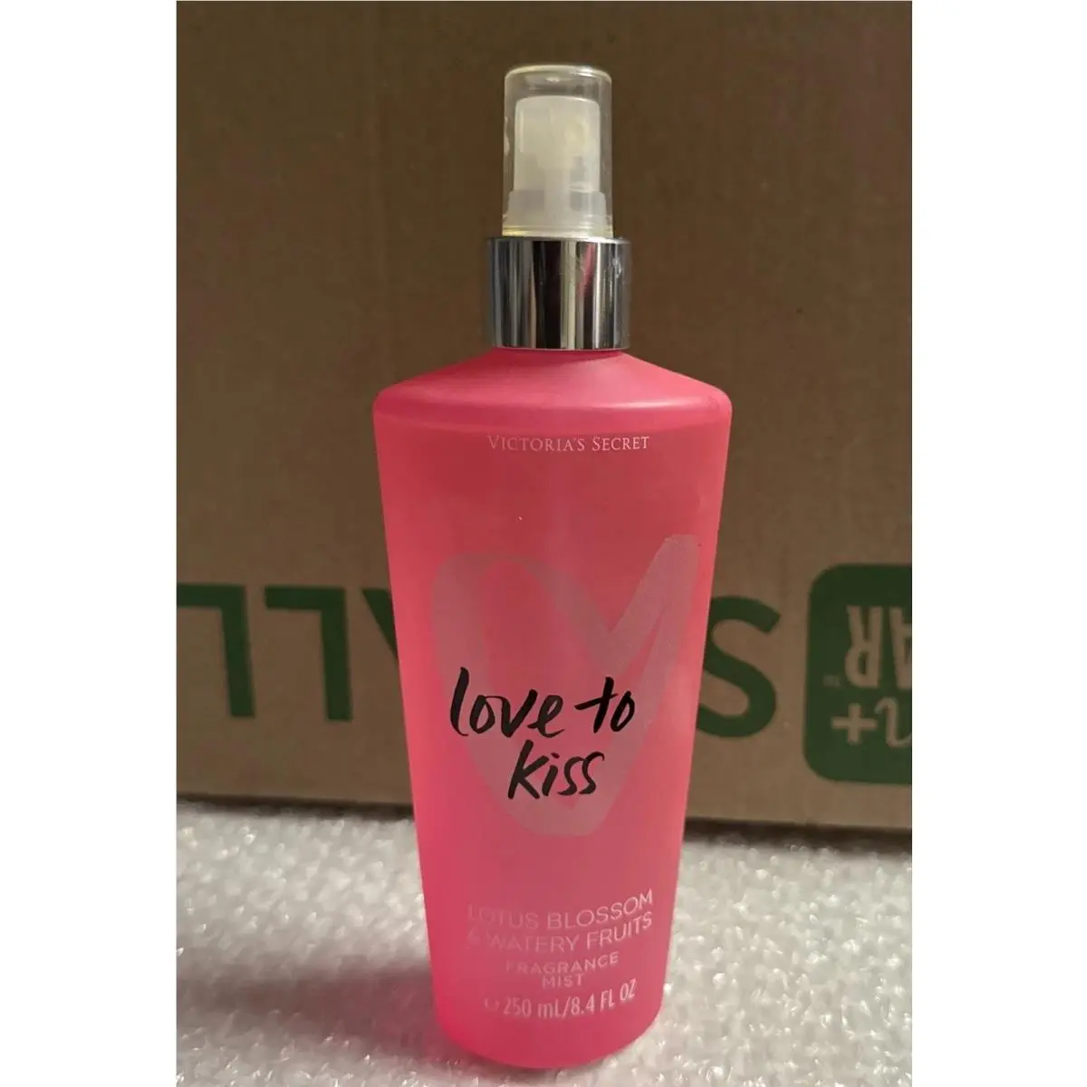 Victoria`s Secret Love TO Kiss Fragrance Mist 8.4oz Lotus Blossom Watery Fruits