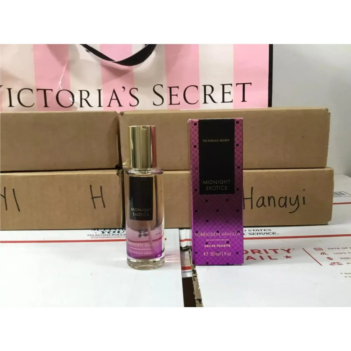 Victoria`s Secret Forbidden Vanilla Midnight Exotics Eau DE Toilette Edt 1 OZ
