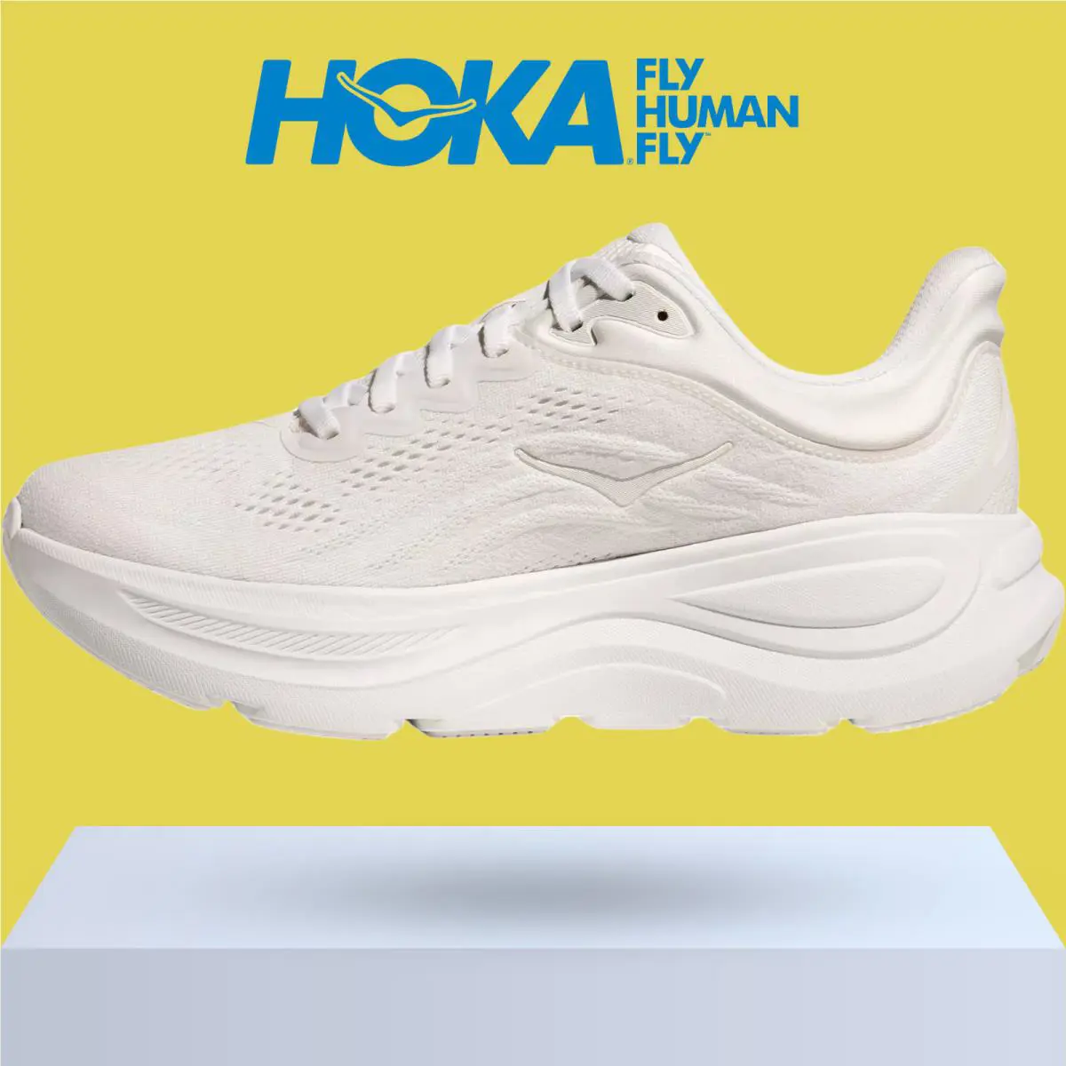 Hoka shoes - Hoka One One Bondi 9 - White/White 0
