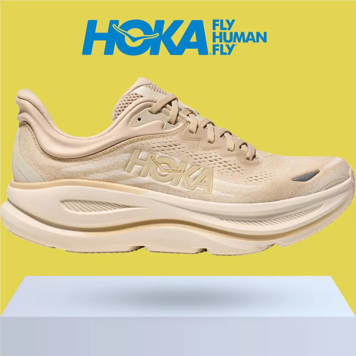 Hoka shoes - Hoka One One Bondi 9 - Oatmeal/Oat Milk 4