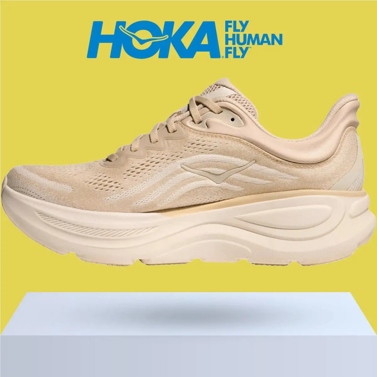Hoka shoes - Hoka One One Bondi 9 - Oatmeal/Oat Milk 5