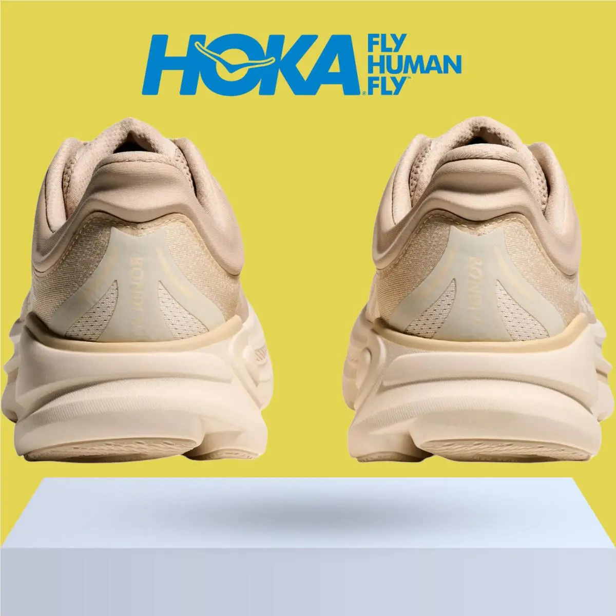 Hoka shoes - Hoka One One Bondi 9 - Oatmeal/Oat Milk 6