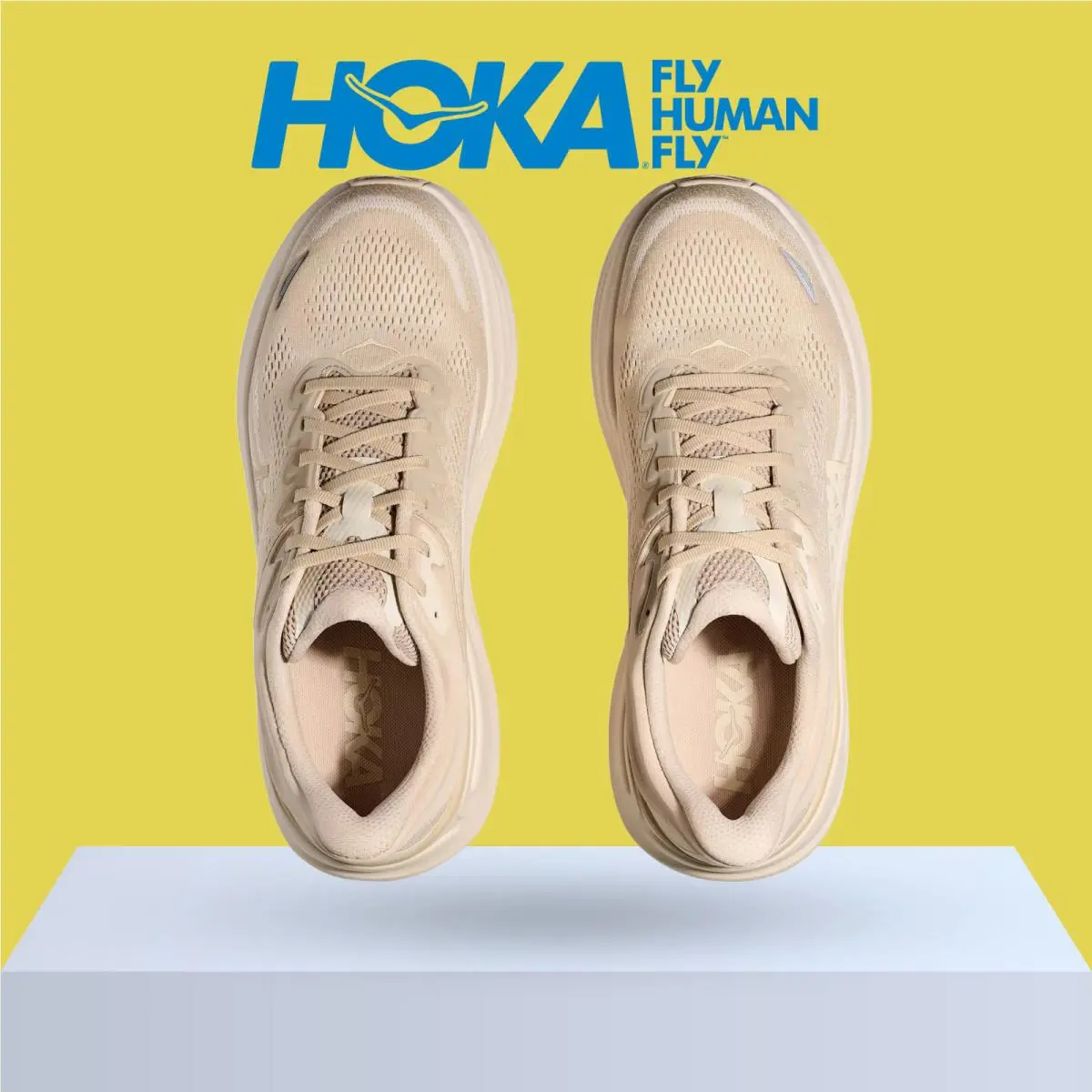 Hoka shoes - Hoka One One Bondi 9 - Oatmeal/Oat Milk 7