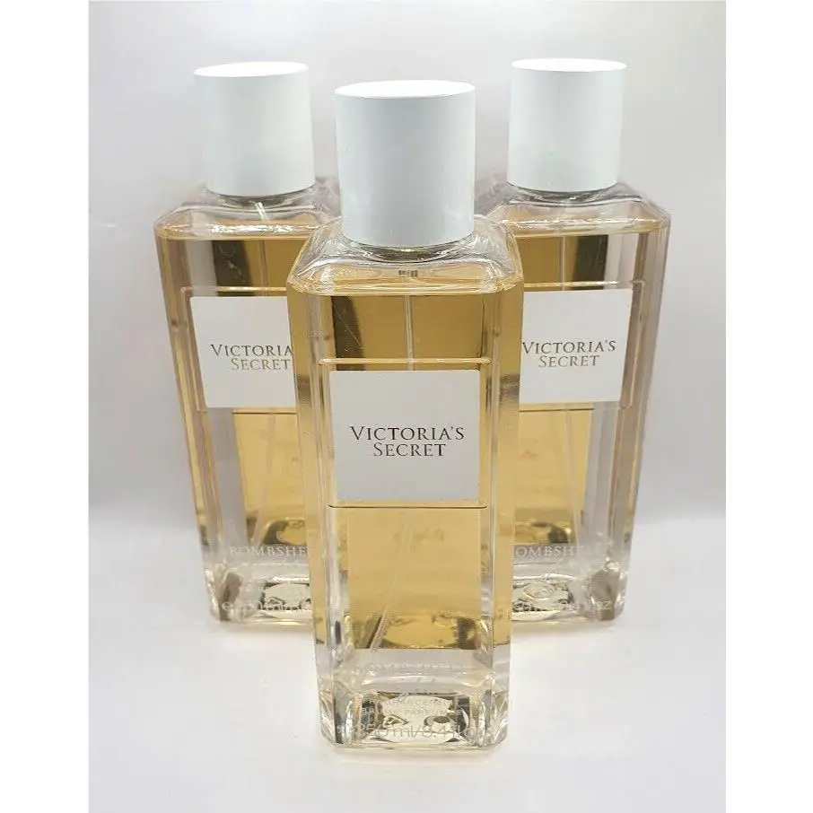 Victoria`s Secret Bombshell Nights Body Mist 8.4 OZ Limited Edition Set OF 3
