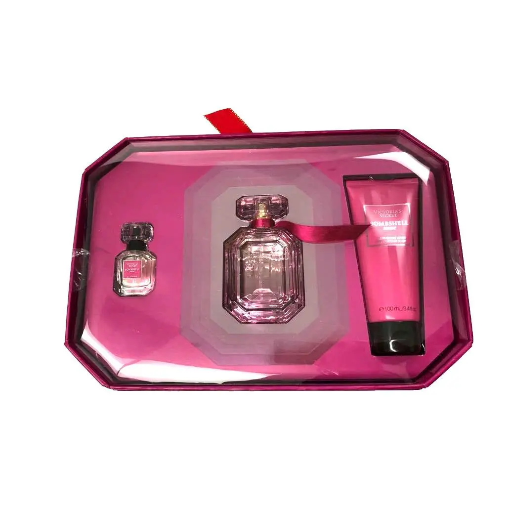 Victoria’s Secret Bombshell Magic Eau De Parfum 1.7oz Lotion 3.4oz Gift Set 3pcs by Victoria's Secret