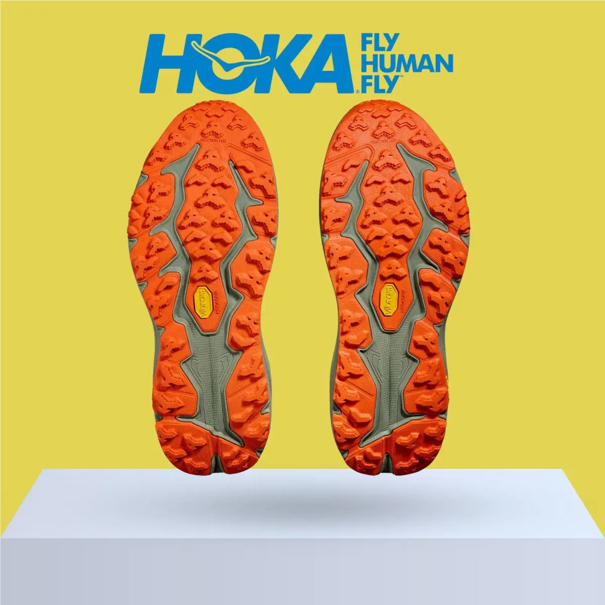 Hoka shoes - Hoka One One Speedgoat 6 - Antique Olive/Squash 8