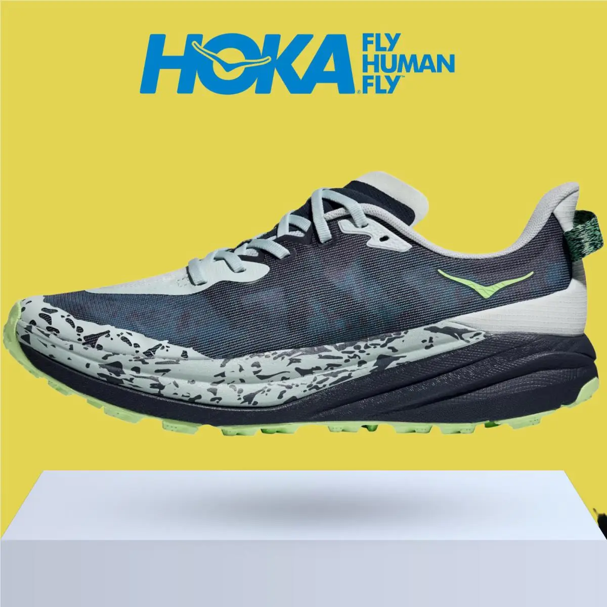 Hoka shoes - Hoka One One Speedgoat 6 - Black/Stardust 10