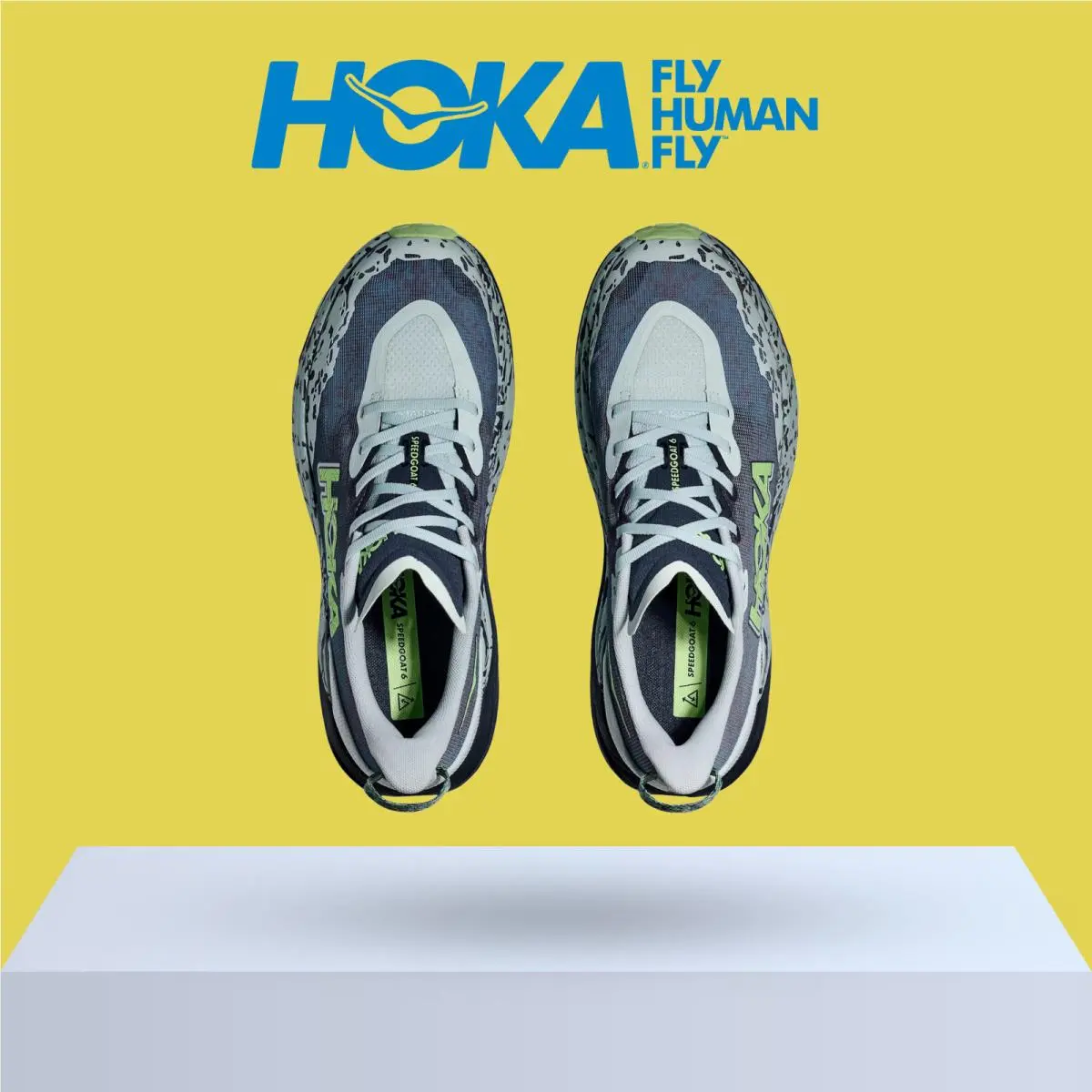 Hoka shoes - Hoka One One Speedgoat 6 - Black/Stardust 12