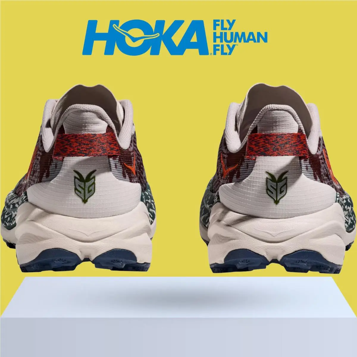 Hoka shoes - Hoka One One Speedgoat 6 - Antique Olive/Squash 21