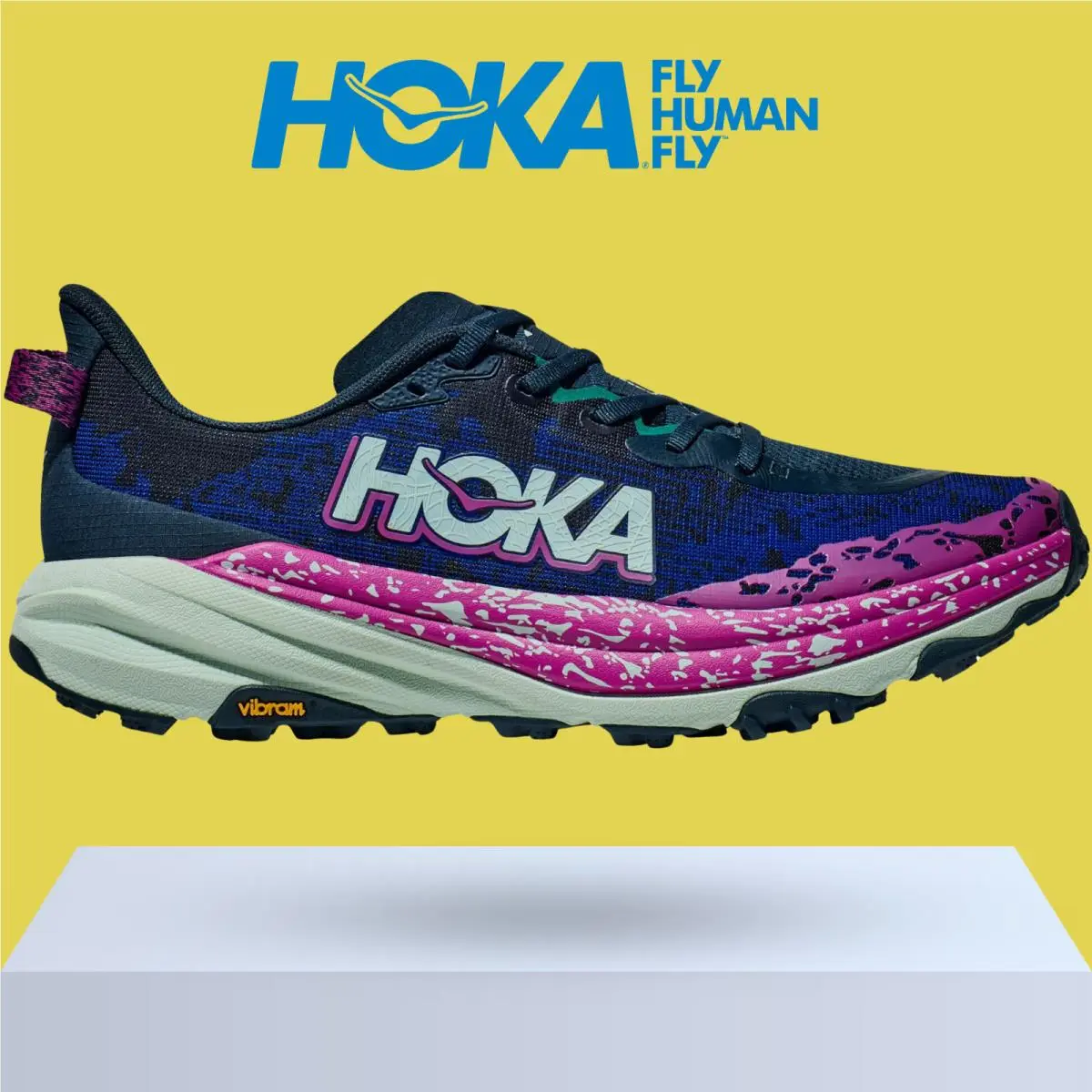 Hoka shoes - Hoka One One Speedgoat 6 - Antique Olive/Squash 14