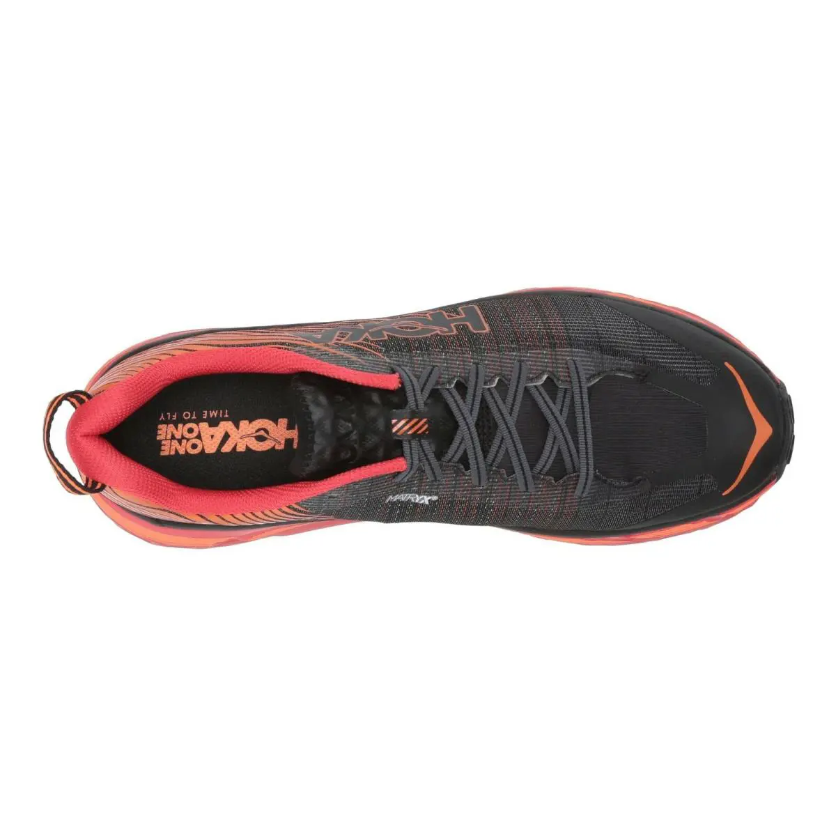 Hoka shoes - Black / Poppy Red 0