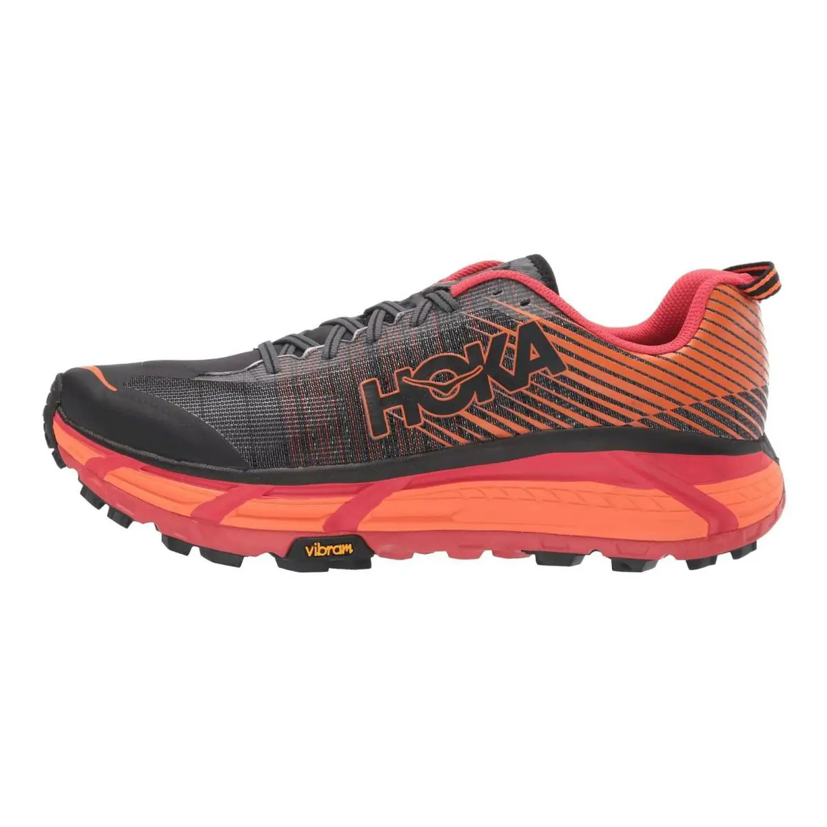 Hoka shoes - Black / Poppy Red 1