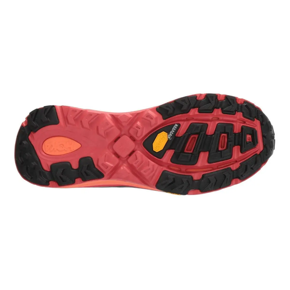 Hoka shoes - Black / Poppy Red 4