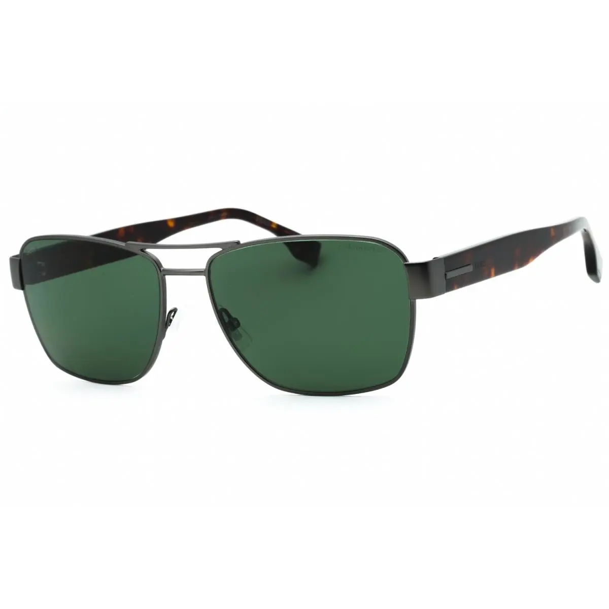 Hugo Boss Men Sunglasses Size 60mm 16mm 150mm - Frame: ruthenium, Lens: green