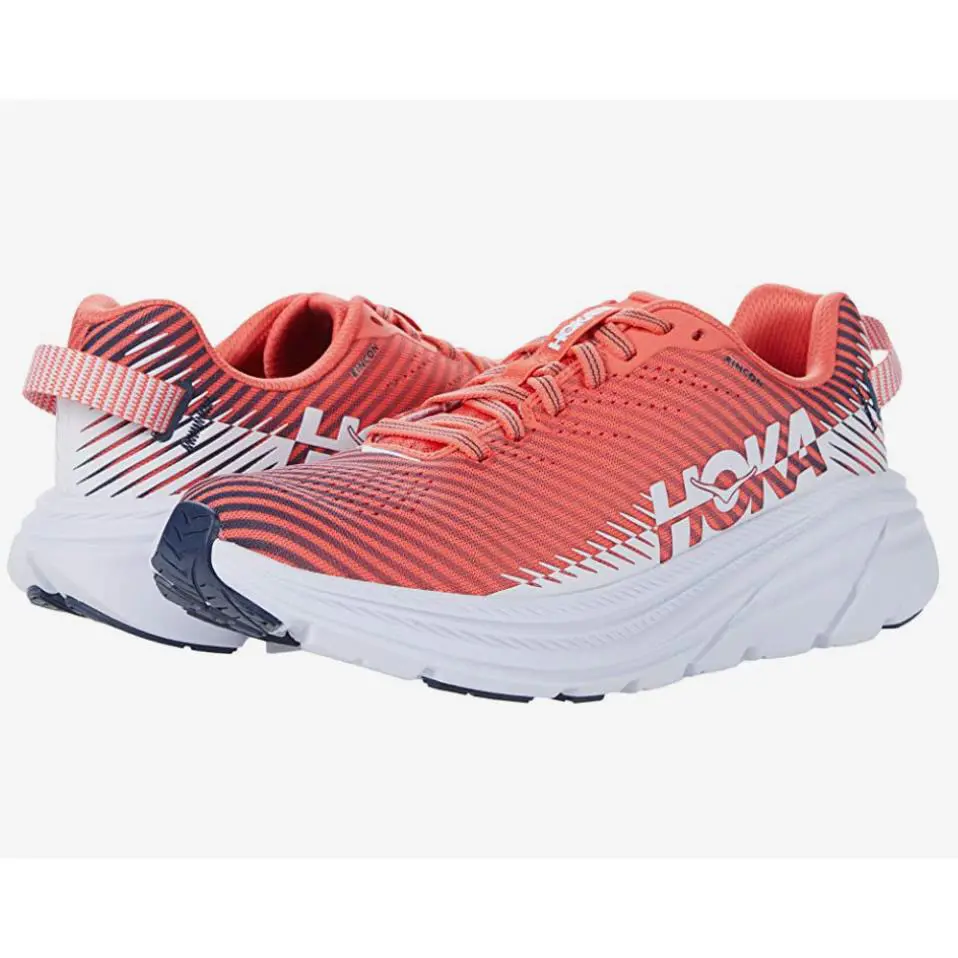 Hoka shoes - Coral Red 5