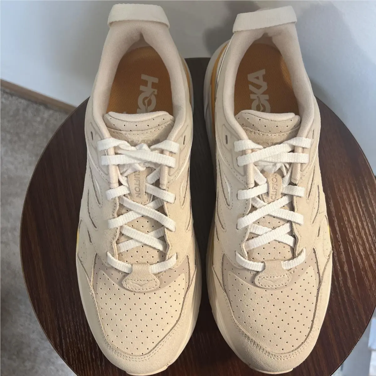 Hoka shoes - HOKA One One Clifton - One One Clifton - Hoka Clifton - Beige 15