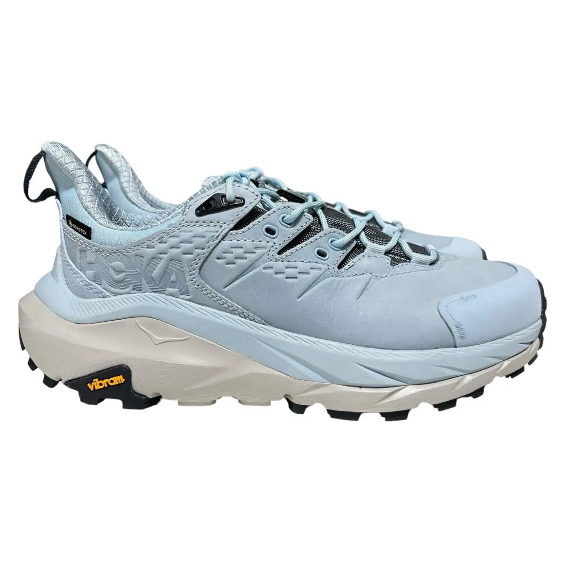 Hoka Kaha 2 Low Gtx WP Light Blue Leather Hiking Shoes Women`s Sizes 7 - 11