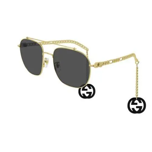 Gucci Women Sunglasses GG0727S 001 Gold/grey Lens 58mm