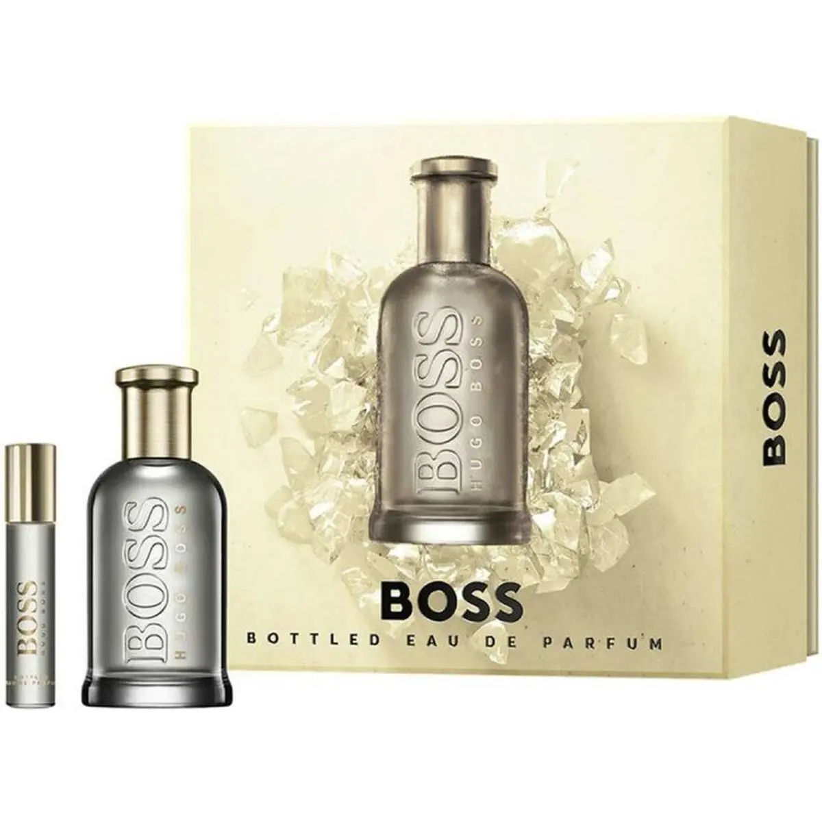 Boss 6 Bottled 2 PC Gift Set For Men - 3.4 OZ Edp + 0.33 OZ Edp Travel Spray