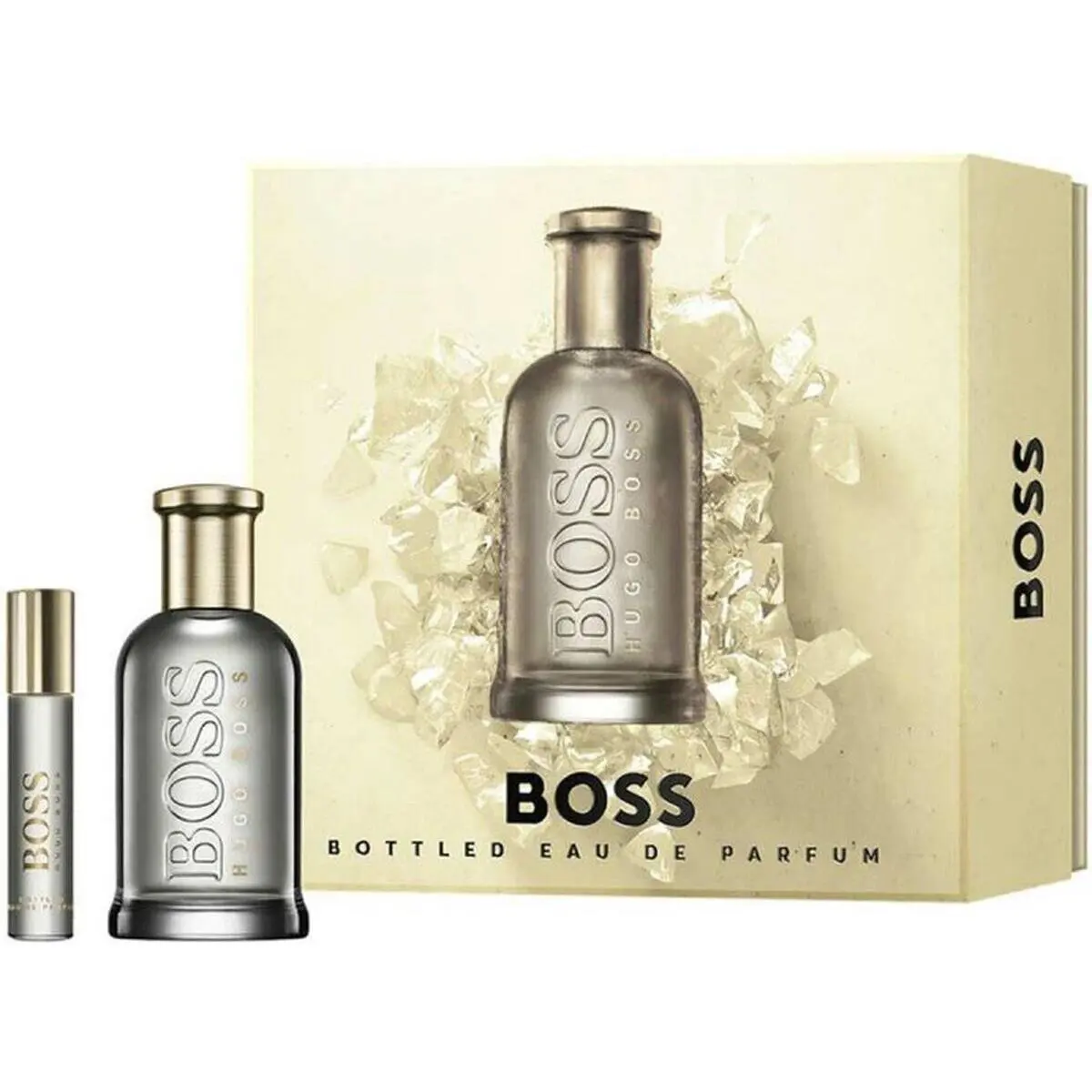 Boss 6 Bottled 2 PC Gift Set For Men - 3.4 OZ Edp + 0.33 OZ Edp Travel Spray