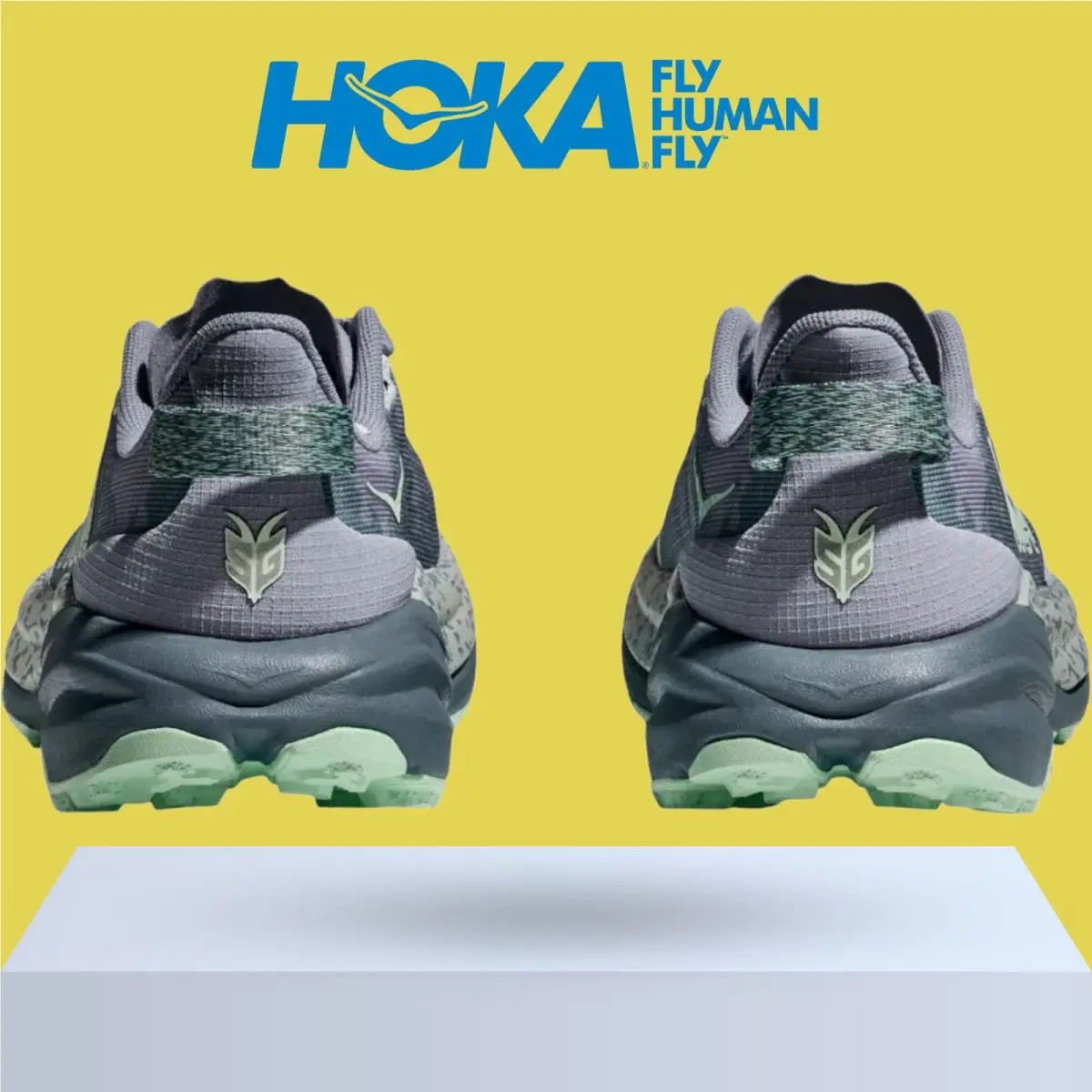 Hoka shoes - Hoka One One Speedgoat 6 - Satellite Grey/Stardust 21