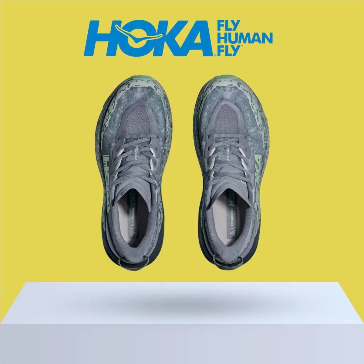 Hoka shoes - Hoka One One Speedgoat 6 - Satellite Grey/Stardust 22