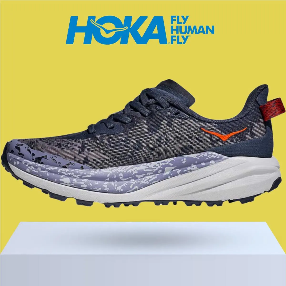 Hoka shoes - Hoka One One Speedgoat 6 - Satellite Grey/Stardust 20