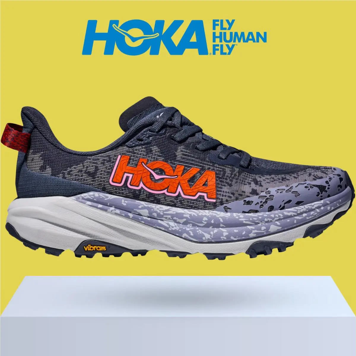 Hoka shoes - Hoka One One Speedgoat 6 - Satellite Grey/Stardust 24