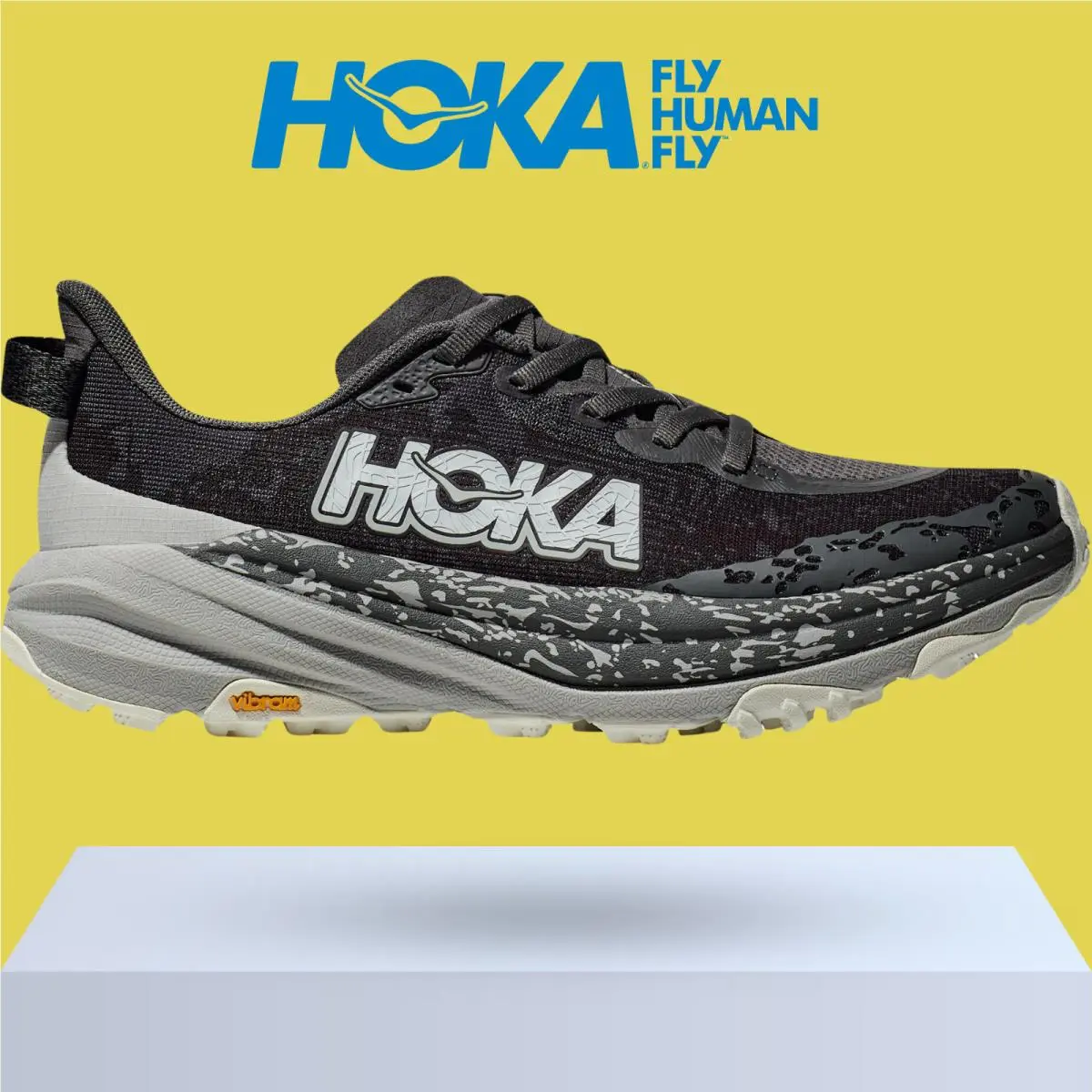 Hoka shoes - Hoka One One Speedgoat 6 - Satellite Grey/Stardust 4