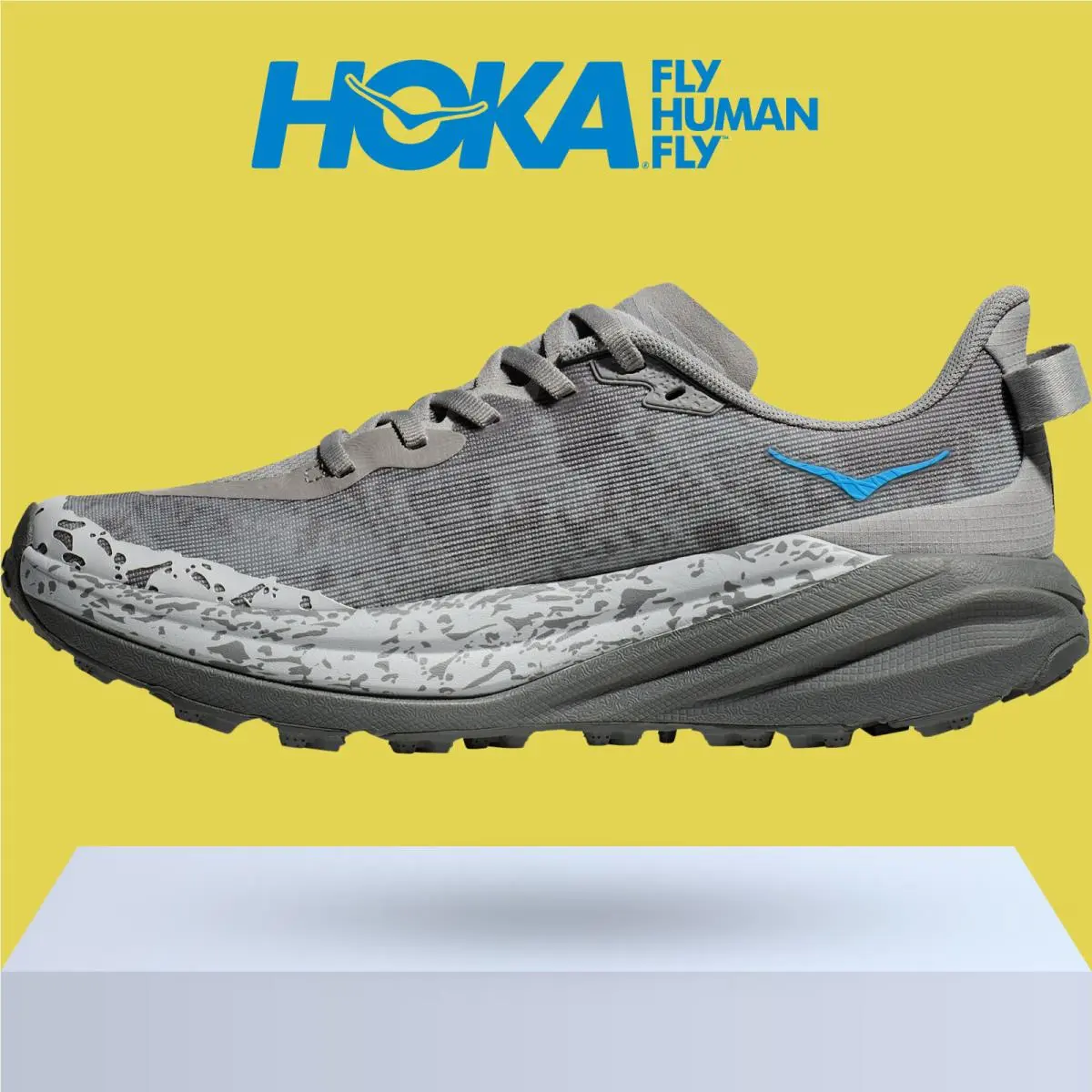 Hoka shoes - Hoka One One Speedgoat 6 - Satellite Grey/Stardust 10