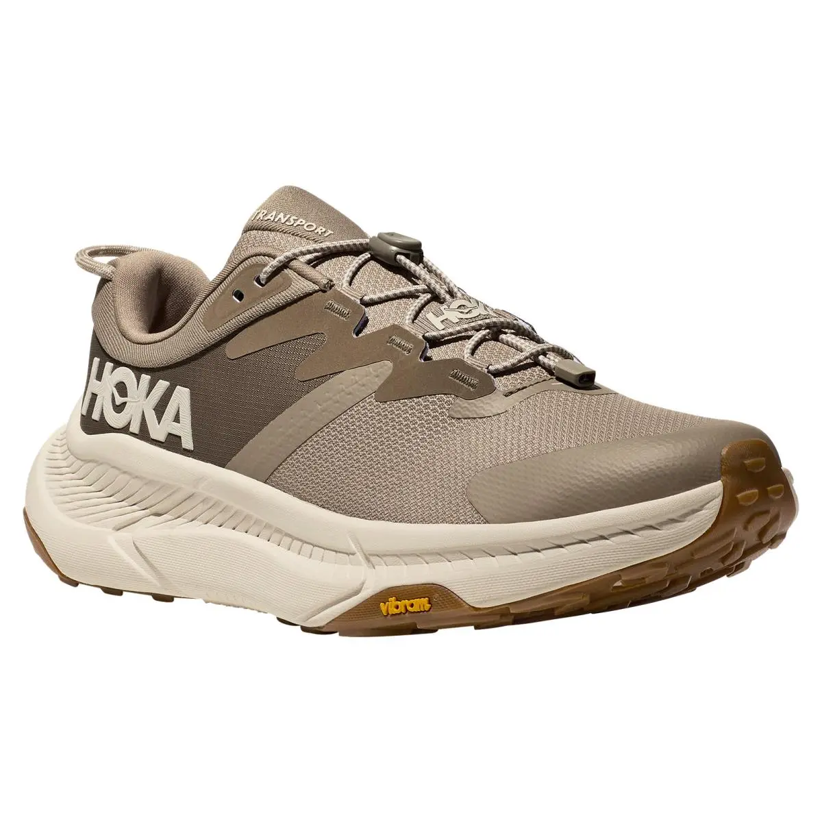 Hoka 1123153-DEGG Transport Running Shoes For Men - Dune/eggnog - 8M