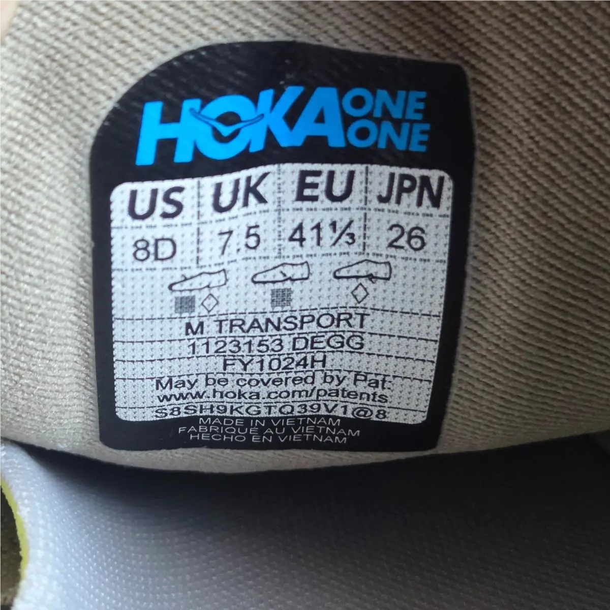 Hoka shoes - Hoka One One Transport - One One Transport - 1123153-DEGG - Brown (UPC: 197634055718) 9