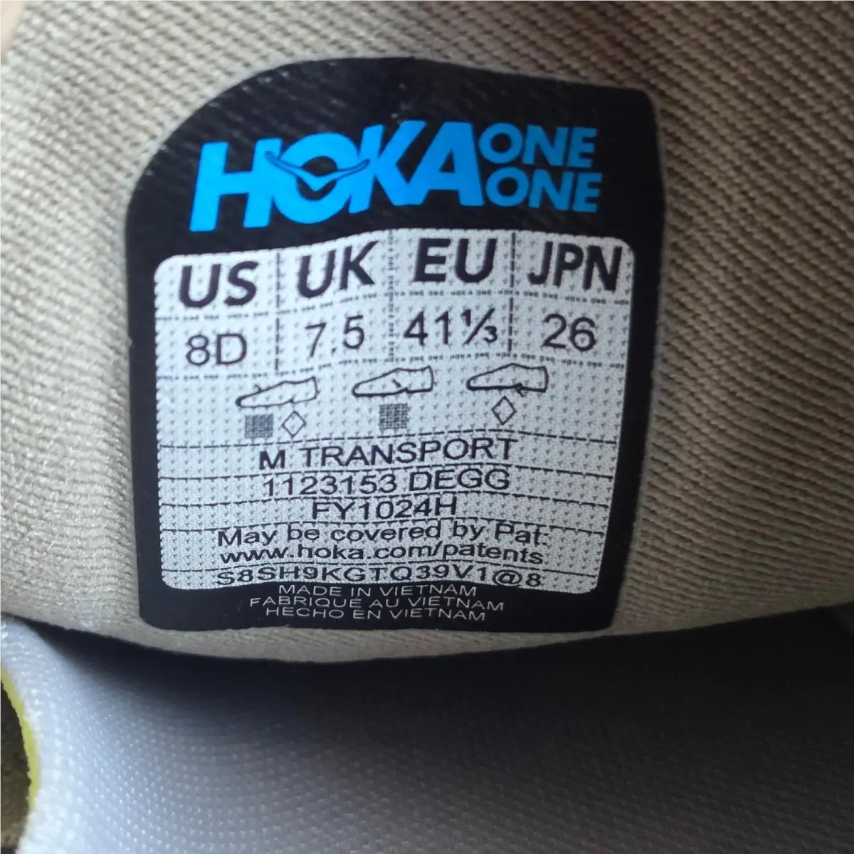 Hoka shoes - Hoka One One Transport - One One Transport - 1123153-DEGG - Brown (UPC: 197634055718) 9