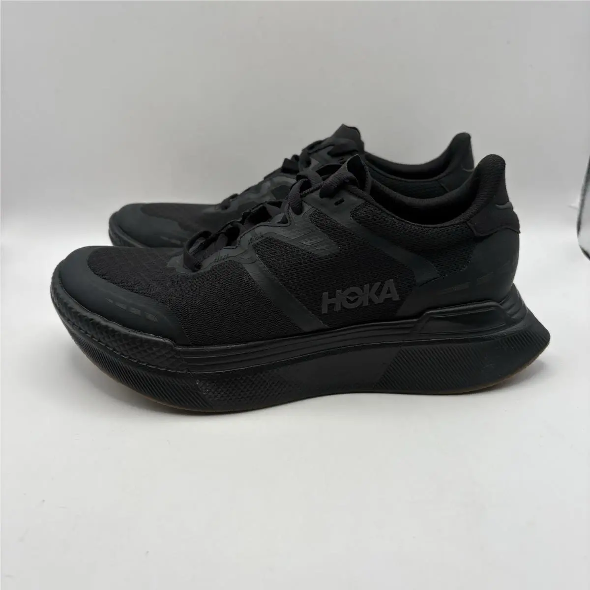 Hoka One One Transport X Black Gum Running Shoes Unisex Men’s 5 Women 6