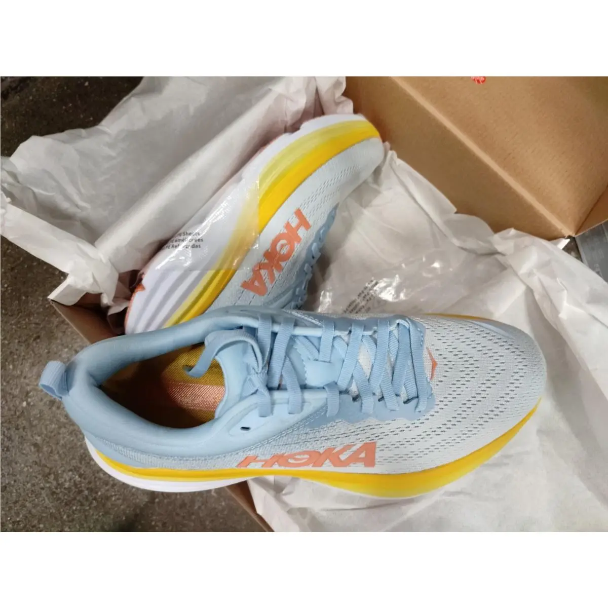 Hoka shoes - Hoka Bondi 8 - Bondi - 1127952 - Blue (UPC: 195719638832) 1