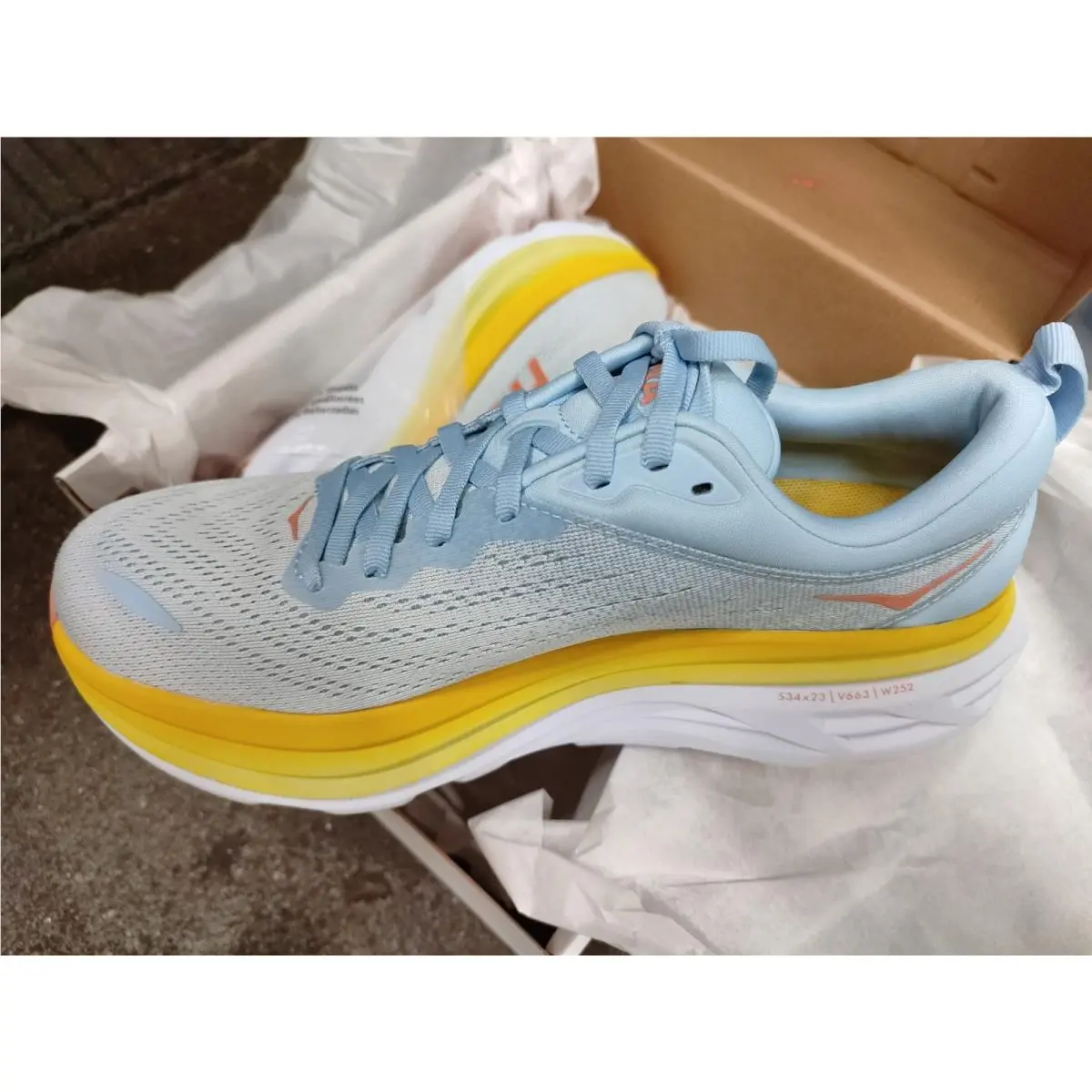 Hoka shoes - Hoka Bondi 8 - Bondi - 1127952 - Blue (UPC: 195719638832) 2