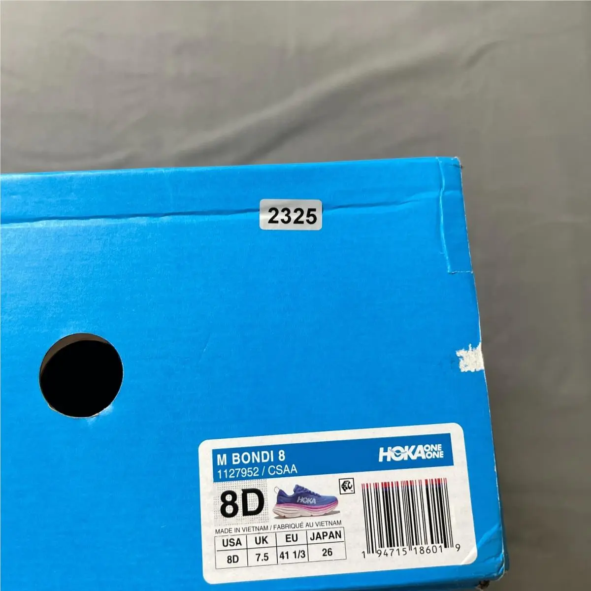 Hoka shoes - Hoka One One Bondi 8 - 1127952 - Blue (UPC: 194715186019) 8
