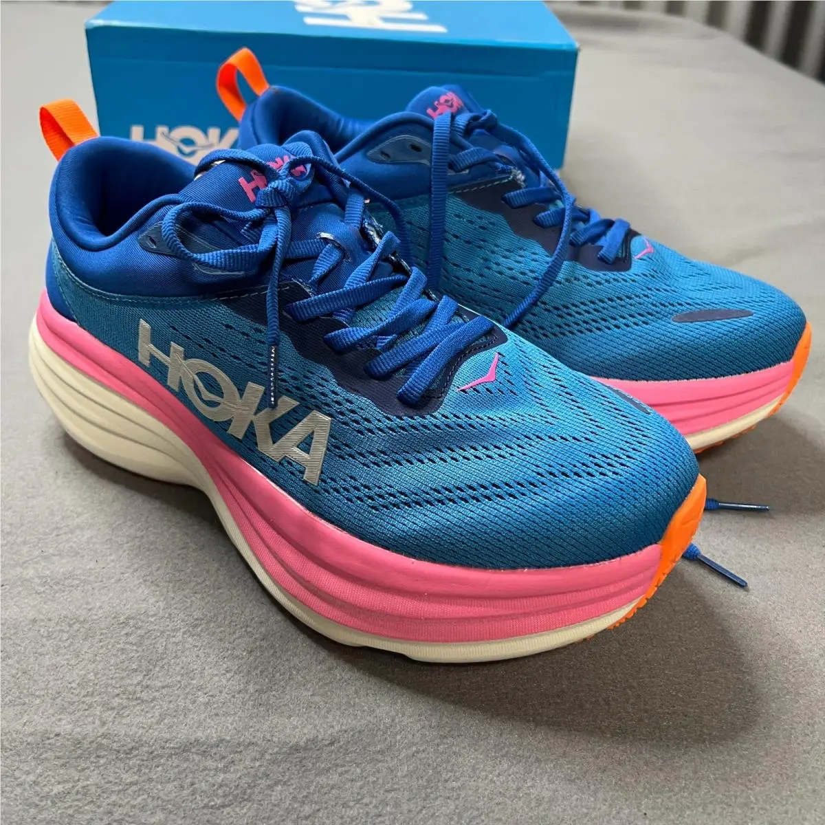 Hoka shoes - Hoka One One Bondi 8 - 1127952 - Blue (UPC: 194715186019) 1